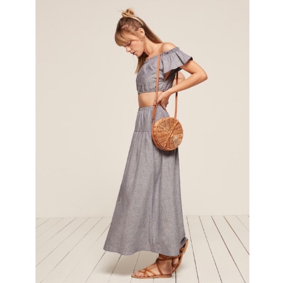 Reformation Dresses & Skirts - NWT Reformation Bronte in Donner two piece set- M